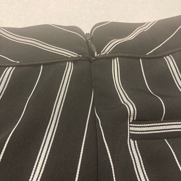 BEBE,Blk& white striped dress pants, women’s,Sz 0‎ - Picture 7 of 12